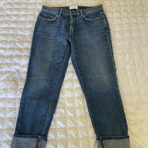 Current Elliott cuffed cropped casual denim - Picture 4 of 11